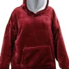 Intratuin Unique Living Deckenpulli mit Kapuze bordeaux onesize| Pullover