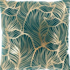 Intratuin Unique Living Dekokissen Moana blau 45 x 45 x 8 cm| Kissen|Dekokissen