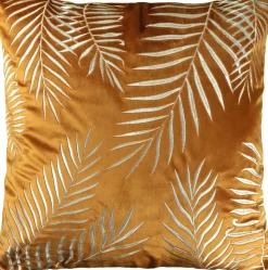 Intratuin Unique Living Dekokissen Botanic braun 45 x 45 x 6 cm| Kissen|Dekokissen