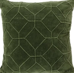 Intratuin Unique Living Dekokissen Babs grün 45 x 45 x 8 cm| Kissen|Dekokissen