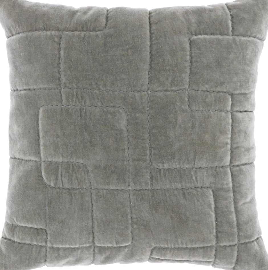 Intratuin Unique Living Dekokissen Nika grau 45 x 45 x 15 cm| Kissen|Dekokissen