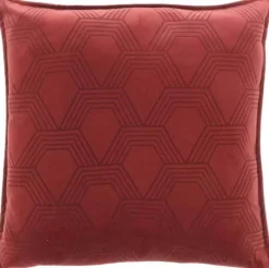 Intratuin Unique Living Dekokissen Arvid rot 45 x 45 x 8 cm| Kissen|Dekokissen