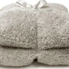 Intratuin Unique Living plaid Teddy grau 150 x 200 cm| Decken & Plaids
