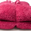 Intratuin Unique Living Plaid Teddy fuchsia 150 x 200 cm| Decken & Plaids