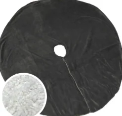 Intratuin Unique living Weihnachtsbaumdecke Coby grau D 110 cm| Weihnachtsbaumdecken & -Körbe