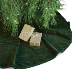 Intratuin Unique living Weihnachtsbaumdecke Kelsey grün D 120 cm| Weihnachtsbaumdecken & -Körbe