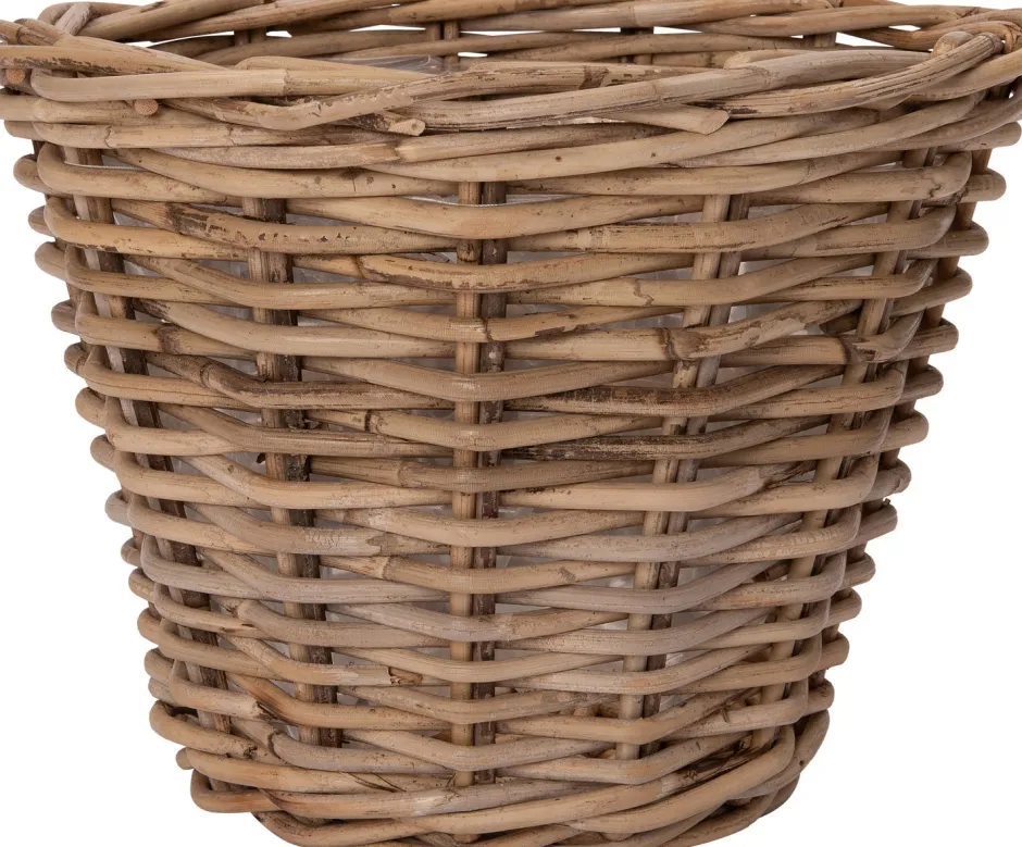 Intratuin Van der Leeden Pflanzkorb D 35 H 25 cm grau| Pflanzkörbe|Blumentöpfe & Pflanzgefäße