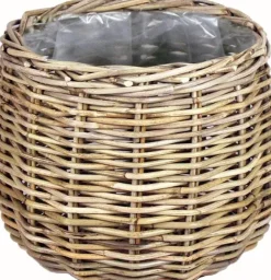 Intratuin Van der Leeden Pflanzkorb D 58 H 43 cm grau| Pflanzkörbe|Blumentöpfe & Pflanzgefäße