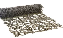 Intratuin Vivant Tischläufer Luxe Grandi schwarz 250 x 28 cm| Tischwäsche