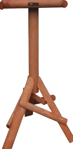 Intratuin Vogelfuttertisch auf Ständer Holz 95 x 40 x 35 cm| Gartenvögel|Vogelfutterhäuser