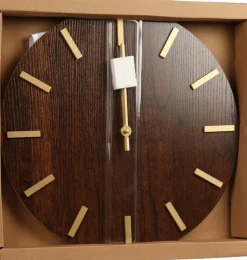 Intratuin Wanduhr naturell / gold D 41,5 H 5,5 cm| Uhren