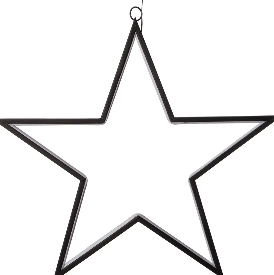 Intratuin Weihnachtsdeko Stern mit 228 LEDs warmweiß 56 x 53 x 2 cm| Weihnachtsdeko Zum Aufhängen|Weihnachtssterne