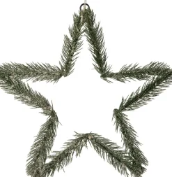 Intratuin Weihnachtsdeko Stern mit 30 LEDs warmweiß D 40 cm| Weihnachtssterne|Weihnachtsdeko Zum Aufhängen