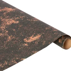 Intratuin Weihnachtsdorf Untergrund Papier rot / braun 60 x 200 cm| Weihnachtsdorf Untergrund