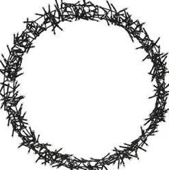 Intratuin Weihnachtskranz schwarz mit 400 LEDs D 50 H 7 cm| Weihnachtskränze