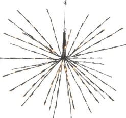 Intratuin Weihnachtsleuchte Polarstern mit LED Beleuchtung D 70 cm| Weihnachtsfiguren (Außen)