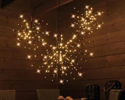 Intratuin Weihnachtsleuchte Polarstern mit LED Beleuchtung D 70 cm| Weihnachtsfiguren (Außen)