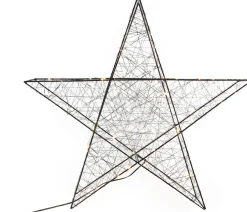 Intratuin Weihnachtsstern beleuchtet mit 120 LEDs warmweiß D 58 cm| Weihnachtssterne|Weihnachtsfiguren (Außen)