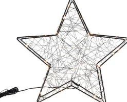 Intratuin Weihnachtsstern beleuchtet mit 80 LEDs warmweiß D 38 cm| Weihnachtssterne|Weihnachtsfiguren (Außen)