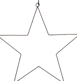 Intratuin Weihnachtsstern Fensterdeko schwarz beleuchtet mit 50 LEDs extra warm D 30 cm| Weihnachtsdeko Zum Aufhängen|Weihnachtssterne