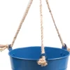 Intratuin Zinc Collection Hängetopf Sanvi blau D 23 H 18 cm| Blumenampeln & Hängetöpfe|Blumentöpfe & Pflanzgefäße